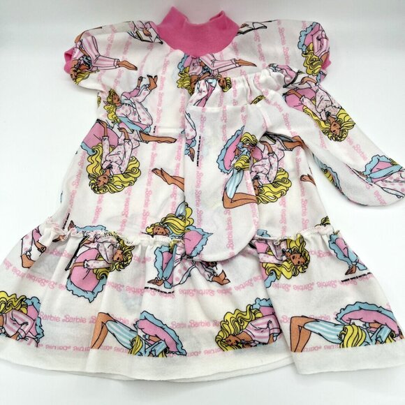 Cabbage Patch CPK Doll Clothes Footed Pajamas Set Barbie Mattel 1990 OOAK? - Picture 1 of 6